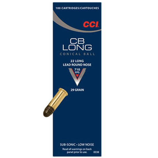 CCI 22 LONG 29GR CB LRN 100/50 - Ammunition